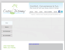 Tablet Screenshot of casadisney.com
